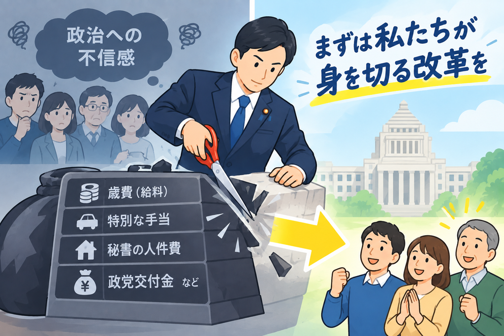 「身を切る改革」としての象徴効果