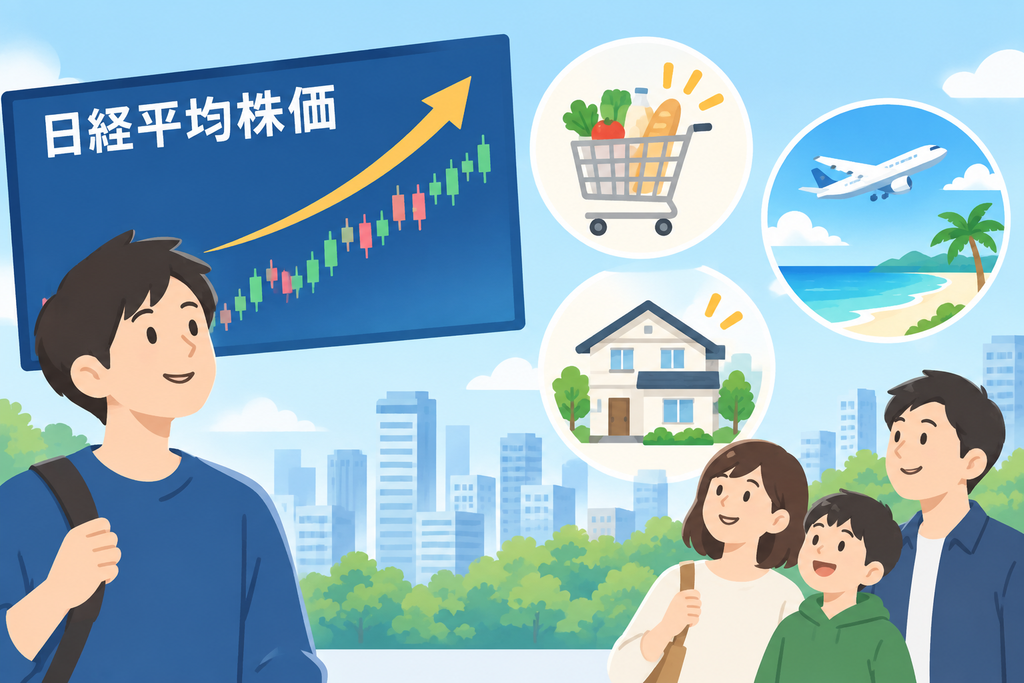 株価上昇と私たちの暮らし