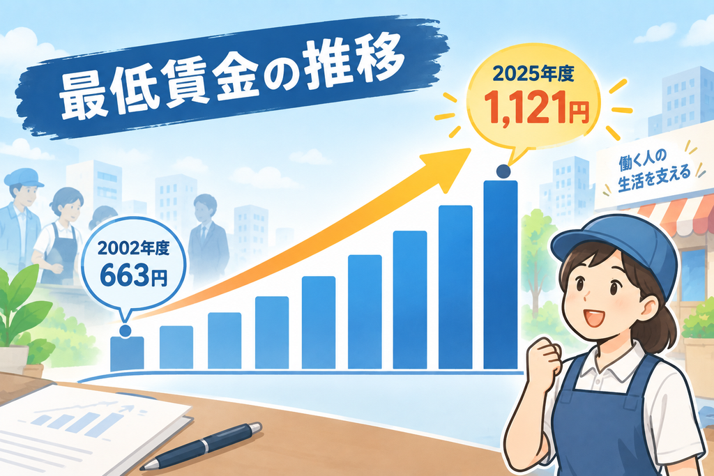 最低賃金の推移