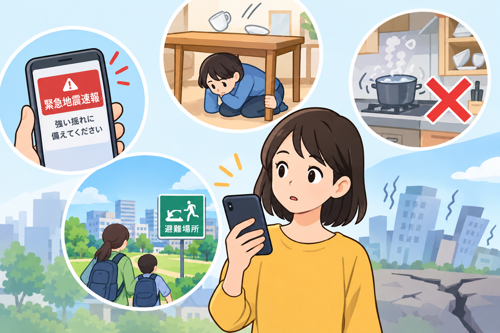 もし地震が発生したら